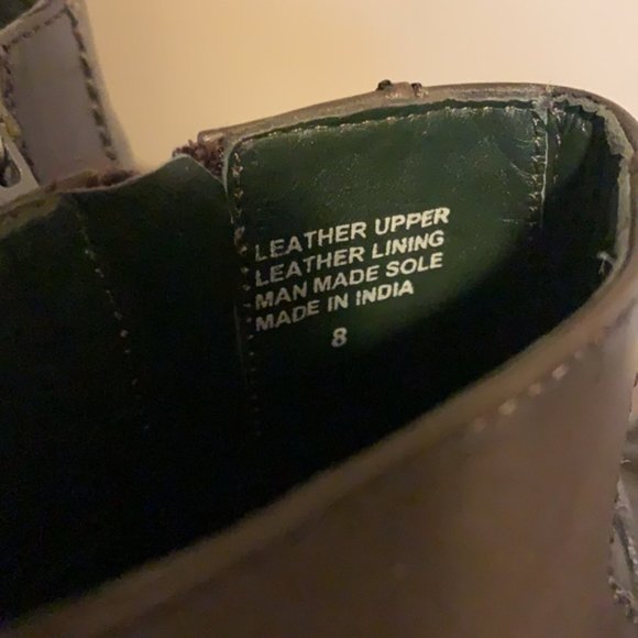 Kenneth Cole Brown Leather Boots - Men’s Size 8 - Picture 7 of 10